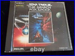 Lot of 6 STAR TREK CD-i Movies (2CD) Motion Picture, II, III, IV, V, Generations