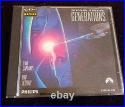 Lot of 6 STAR TREK CD-i Movies (2CD) Motion Picture, II, III, IV, V, Generations