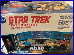 MEGO 1975 Star Trek Enterprise Action Play set, 6 Figures & accessories & box