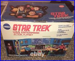 MEGO 1975 Star Trek U. S. S. Enterprise Bridge Action Play set with7 Figures Vtg