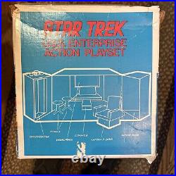 Mego Star Trek Uss Enterprise Bridge Action Playset 1975 Figures & Accessories