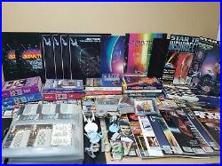 Mixed Lot 76 Star Trek Movie, Magazines, Programs, Cards, Books, Plaque, & Toys