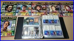 Mixed Lot 76 Star Trek Movie, Magazines, Programs, Cards, Books, Plaque, & Toys