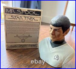 Mr. Spock Star Trek Spock Bust Ceramic 1979