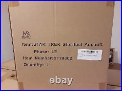 NEW Master Replicas Star Trek Starfleet Assault Phaser Limited Edition ST7802