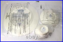 NEW PFALTZGRAF STAR TREK ENTERPRISE Bone China Buffet Set Cup Plate Saucer Boxed