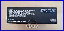 NEW Star Trek Next Generation Bluetooth Communicator Badge by Fametek Unopen Box