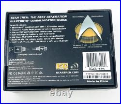 NEW Star Trek The Next Generation TNG Bluetooth Communicator Badge 50th Fametek