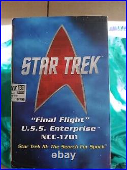 NUMBER- 1-of only 450! Red Star Trek USS Enterprise NCC-1701 Final Flight SDCC