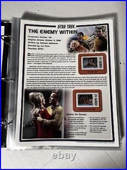 Official US Postage Celebrating Original Star Trek Series PCS Stamps 4 Panels