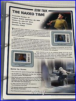 Official US Postage Celebrating Original Star Trek Series PCS Stamps 4 Panels