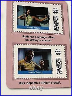 Official US Postage Celebrating Original Star Trek Series PCS Stamps 4 Panels