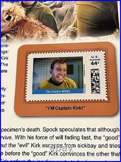 Official US Postage Celebrating Original Star Trek Series PCS Stamps 4 Panels