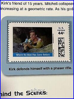 Official US Postage Celebrating Original Star Trek Series PCS Stamps 4 Panels