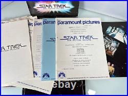 Original 1979 Star Trek The Motion Picture Press Script Press Kit & Star Bios