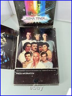Original 1979 Star Trek The Motion Picture Press Script Press Kit & Star Bios