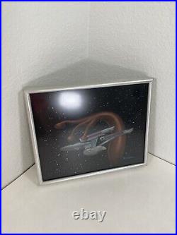 Original Star Trek Art SIGNED M. C GOODWIN Acrylic 8x10 FRAMED Martian's Reach
