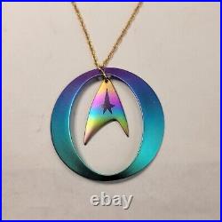 Paramount Star Trek Next Generation Movie Necklace Niobium G. F. Uncommon 1992