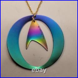 Paramount Star Trek Next Generation Movie Necklace Niobium G. F. Uncommon 1992