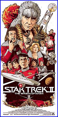 Patrick Connan Star Trek Wrath of Khan Movie Art Print Poster Mondo Ltd Ed x/375