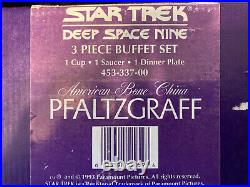 Pfaltgraff Bone China Star Trek DS9 Deep Space Nine Buffet Set Plate COA #2289