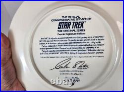 Pfaltzgraff Star Trek USS Enterprise NCC-1701 3 Piece Buffet Set 453-437-40 NIB