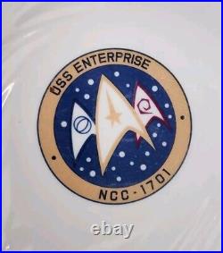 Pfaltzgraff Star Trek USS Enterprise NCC-1701 3 Piece Buffet Set 453-437-40 NIB