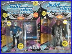 Playmates Star Trek NEXT GENERATION FIGURE LOT (18) NIB RARE 1994