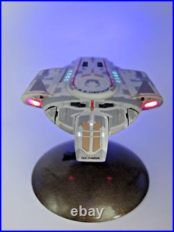 Polar Lights Pro Built Star Trek 11000 Scale U. S. S. Defiant Model with Lights