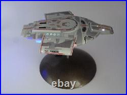 Polar Lights Pro Built Star Trek 11000 Scale U. S. S. Defiant Model with Lights