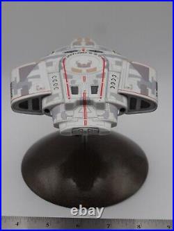 Polar Lights Pro Built Star Trek 11000 Scale U. S. S. Defiant Model with Lights