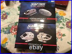 Pre Owned Never Been Used Eaglemoss Star Trek USS Enterprise Build Up Model Lot