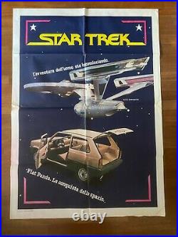 Q Manifesto, 2F, poster, STAR TREK Motion Picture 1980 FIAT PANDA SPAZIO AUTO CAR