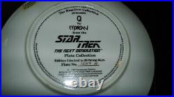 Q The Next Generation Plate Star Trek 1998 The Hamilton Collection