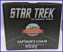 QMX Master Series Star Trek The original Series Captains Chair 16 Scale New