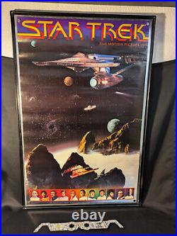 RARE 1979 Star Trek The Motion Picture, Movie Poster double sided w 3D Glasses