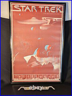 RARE 1979 Star Trek The Motion Picture, Movie Poster double sided w 3D Glasses