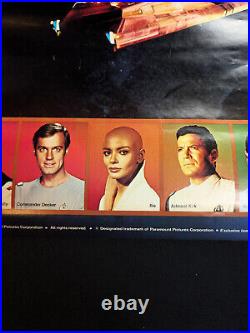 RARE 1979 Star Trek The Motion Picture, Movie Poster double sided w 3D Glasses