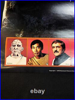 RARE 1979 Star Trek The Motion Picture, Movie Poster double sided w 3D Glasses