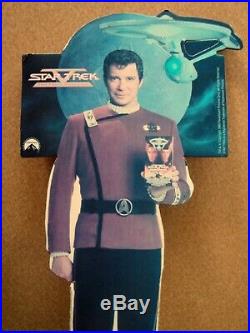 RARE 1989 Star Trek V Final Frontier Capt Kirk Movie Lobby Standee 3 Dimensional