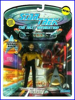 RARE 1994 Star Trek Figure Lt THOMAS Riker #000042 / LTD EDTN 10K /VARIANT