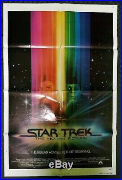 RARE STAR TREK The Motion Picture Orig One Sheet Movie Poster 27x41 Advance 1