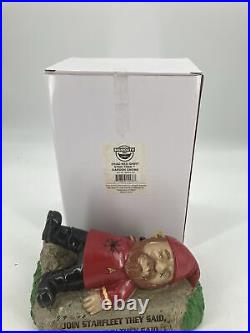 RARE Star Trek Dead Red Shirt Garden Gnome Bigmouth Inc Scif 2015 CBS