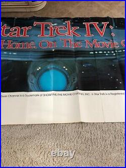 RARE Star Trek IV The Voyage Home 1988 Original Billboard Movie Poster
