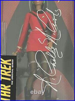 RARE Star Trek Lt. Uhura Barbie Mattel Black Label Doll SIGNED Nichelle Nichols