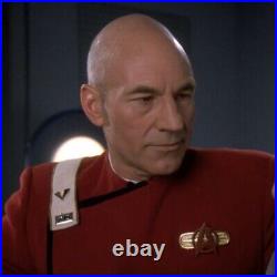 RARE Star Trek TWOK wrath of Khan badge movie II-VII pin maroon Roddenberry