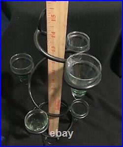 RARE Vintage Star Trek Experience Floating Shot Glasses with Metal Holder