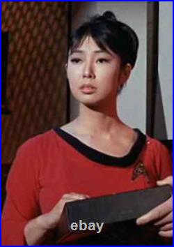 RARE Vintage Star Trek Japanese Actress Oil Painting, Miko Mayama, Al Shelton