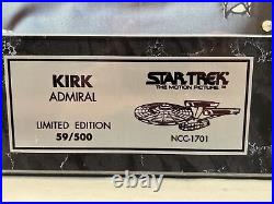RARE William Shatner Star Trek The Motion Picture Autograph Plaque Admiral Kirk