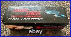 RARE Working Star Trek TNG Phaser Laser Pointer Limited Edition Complete Box